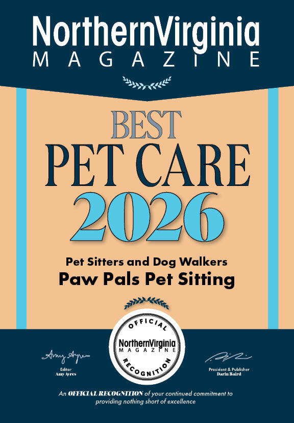 Paw Pals Pet Sitting — Northern Virginia Magazine Best Pet Care 2024